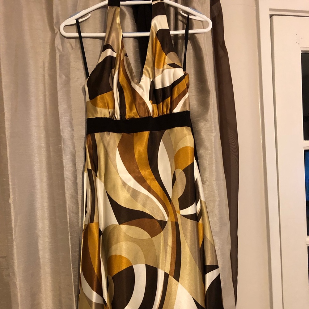 Retro 60s style halter dress